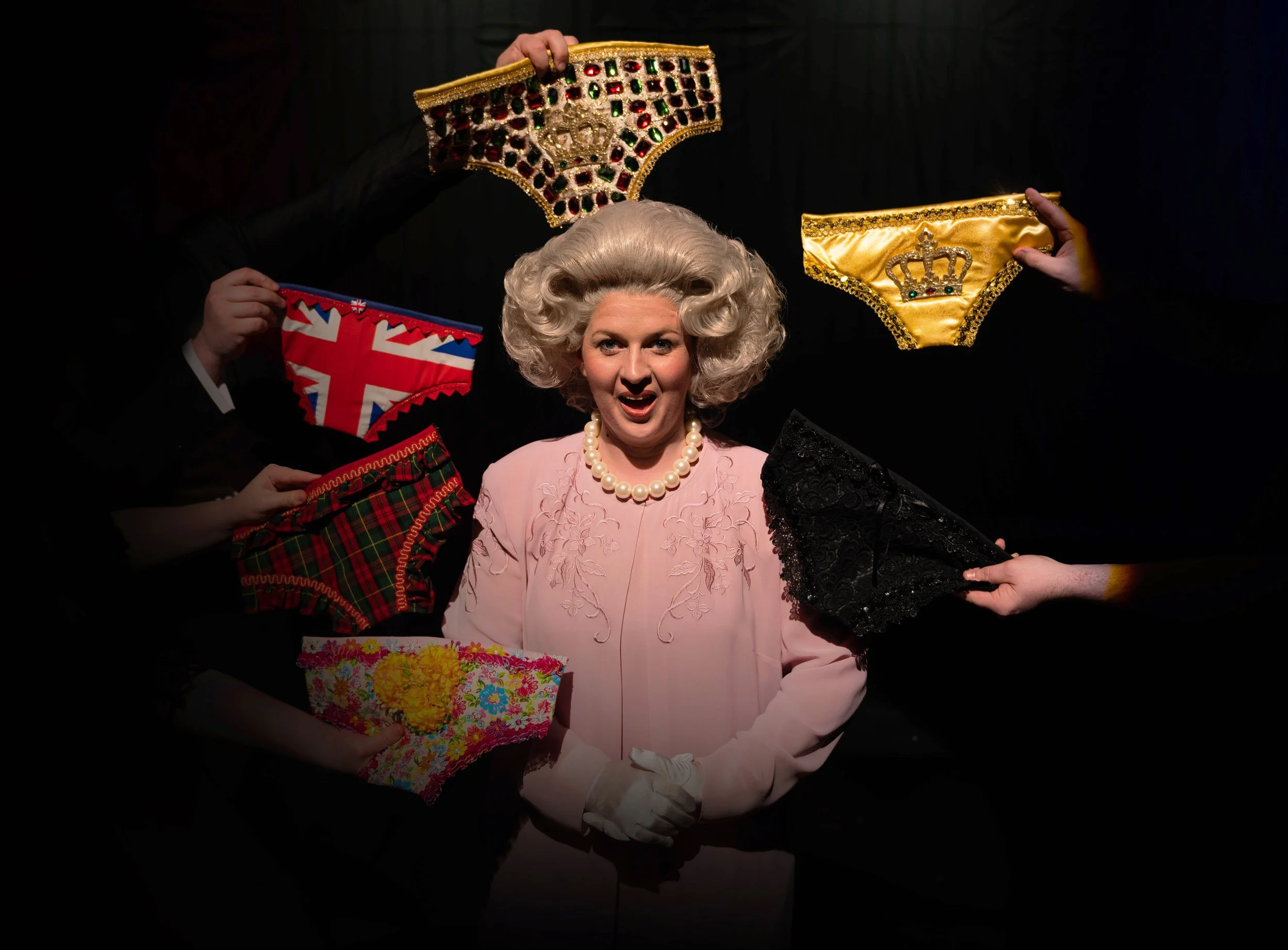 A romp of a royal musical THE QUEEN'S KNICKERS to play in the West